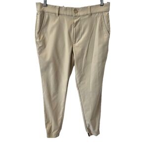 Good Good Golf Pants Men's 30x30 Beige Chino Tapered Tech Sport Jogger Athletic